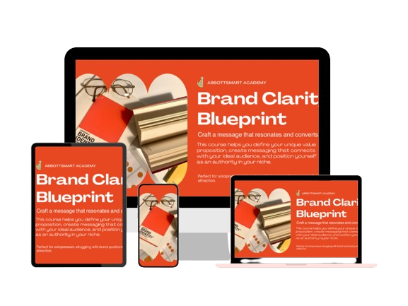 Brand Clarity Blueprint course cover transparent